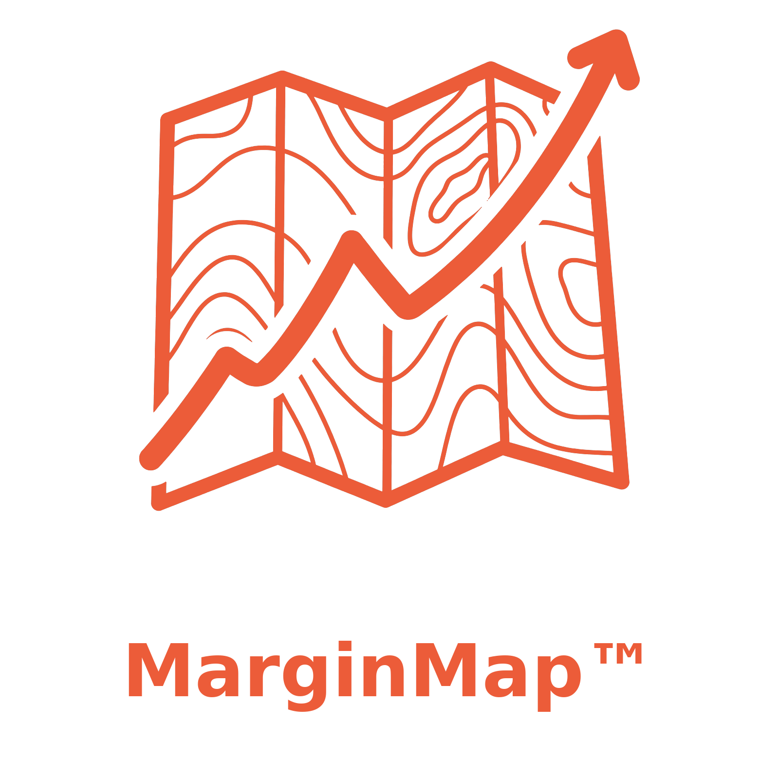 MarginMap™ — folded map with a rising curve