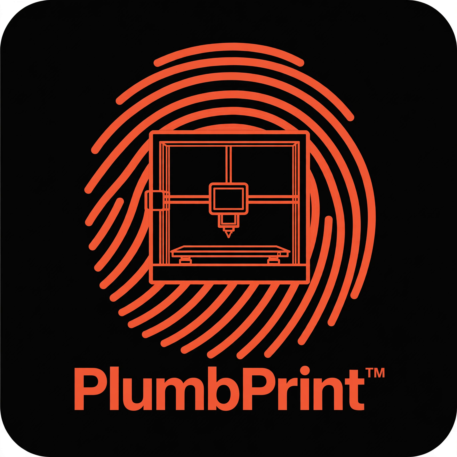 PlumbPrint™ — a fingerprint with a 3D printer at its core