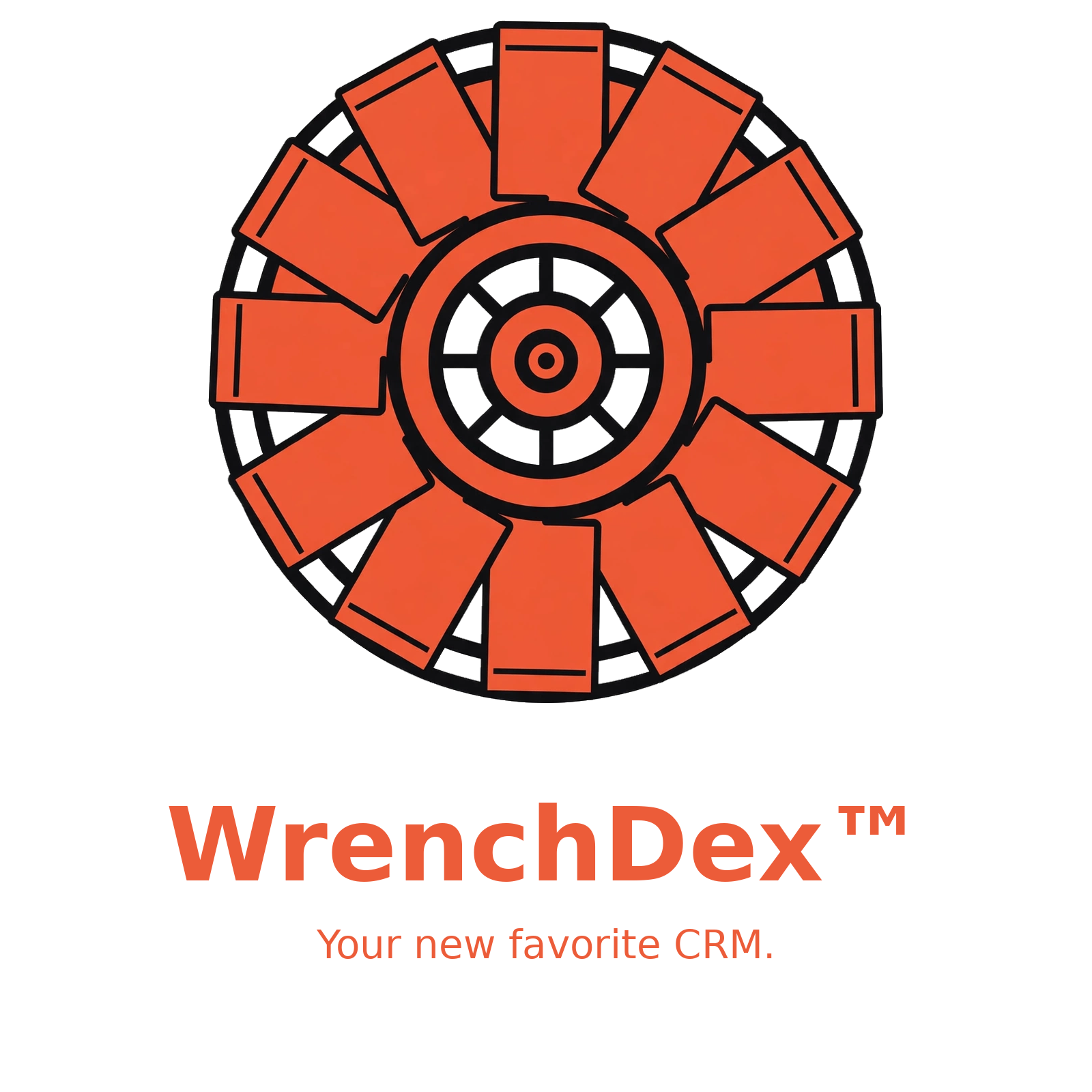 WrenchDex™ CRM — Rolodex card wheel